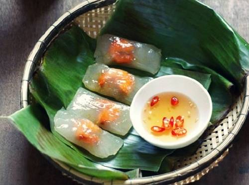 Bánh bột lọc món ăn dân dã Quảng Bình Bánh bột lọc món ăn dân dã Quảng Bình