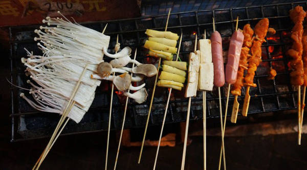 Đồ xiên nướng món ăn đường phố Thượng Hải