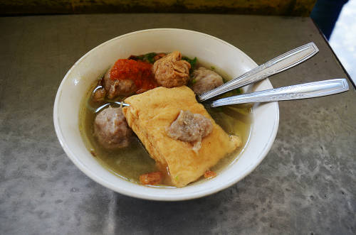 Bakso thịt viên - món ăn đường phố Indonesia