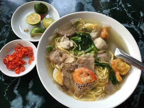 Mì vằn thắn đặc sản Hải Phòng