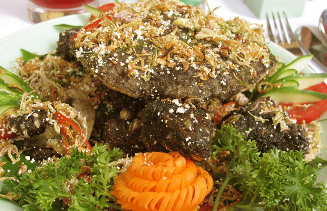 Rùa Cà Mau rang muối - Đặc sản Cà Mau