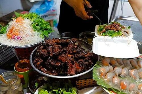 Nộm bò khô ngõ chợ Đồng Xuân