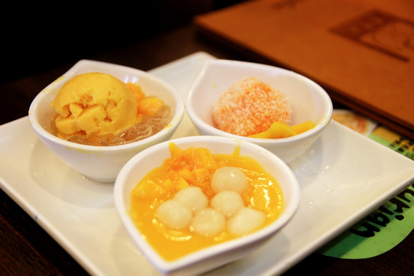 Món tráng miệng xoài tại Hui Lau Shan Hong Kong