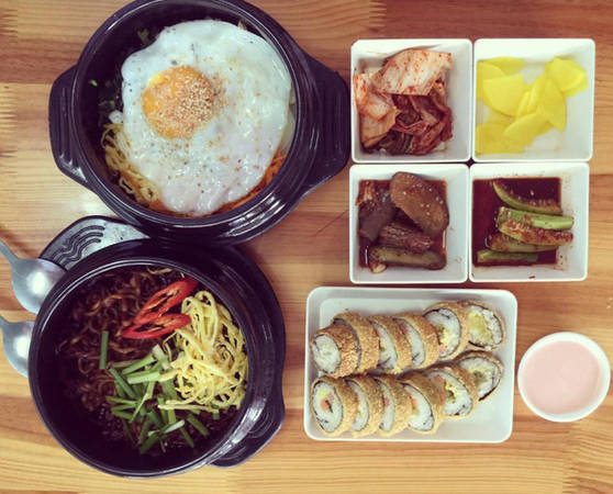 Cơm cuộn Gimbap Hàn Quốc tại Hà Nội