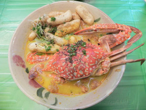 Bánh canh ghẹ Sài Gòn tại Muối Ớt Xanh