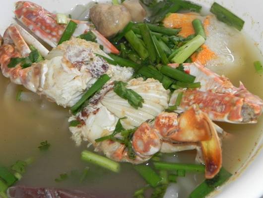 Bánh canh ghẹ Sài Gòn tại quán 505