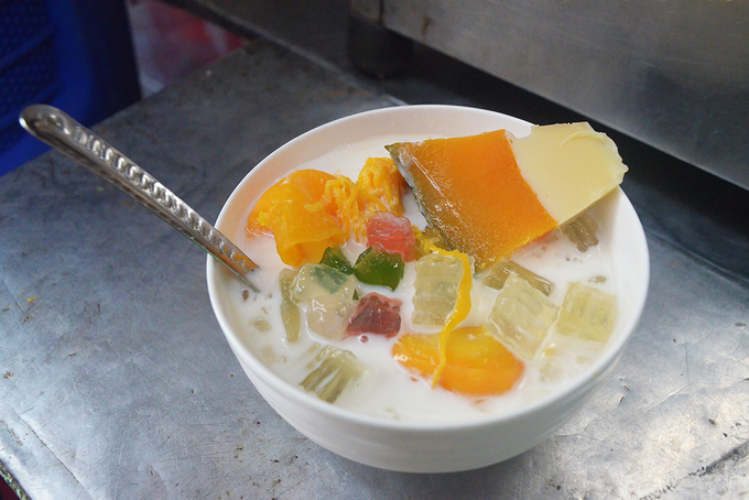 Chè Miên tại chợ Campuchia