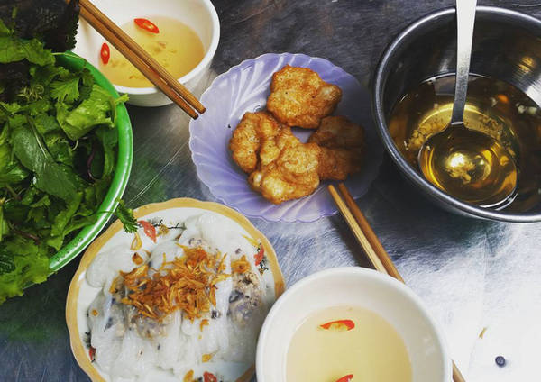 Xôi chả mực đặc sản Hạ Long