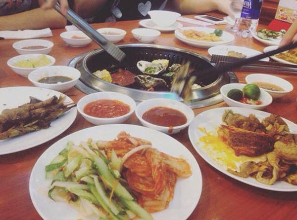 Món tráng miệng chè tại BBQ Garden Hà Nội