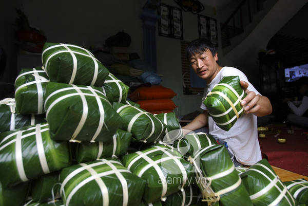 Làng bánh chưng Tranh Khúc làng nghề Hà Nội