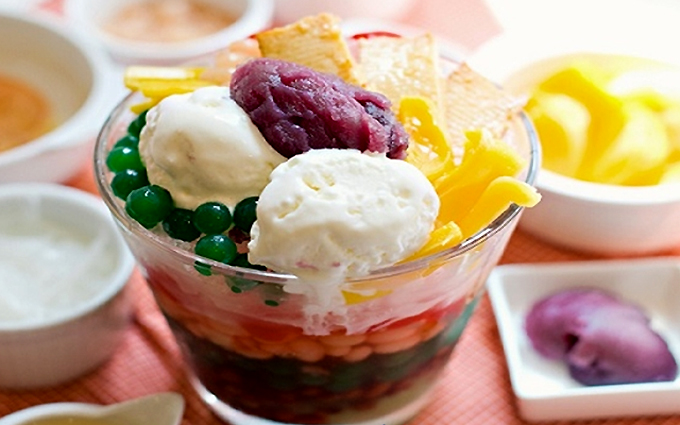 Halo-halo món ăn Manila tráng miệng