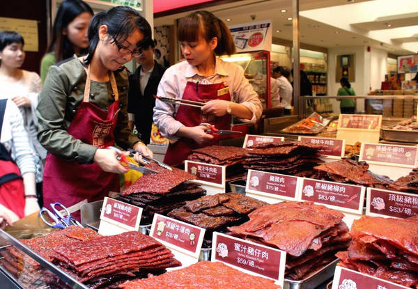 Thịt heo ngọt sấy khô món ngon Macau