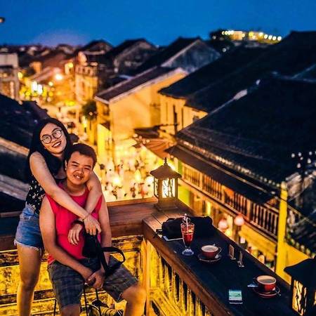 Hội An buổi tối view từ trên cao
