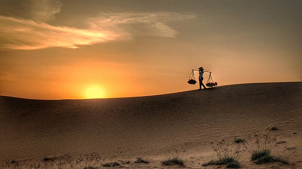 Ngắm bình minh khi du lịch Phan Thiết Tết