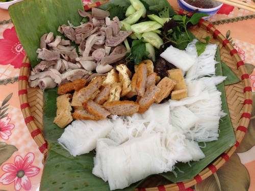Bún đậu mắm tôm - món ăn giải ngấy sau Tết Hà Nội