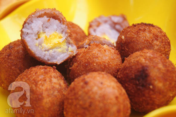 Bánh khoai môn đặc sản tại Cát Linh