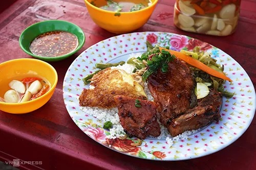Cơm tấm món ngon Châu Đốc
