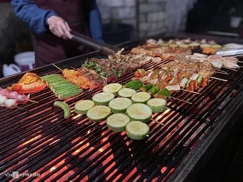 Đồ nướng than - món ngon Sa Pa