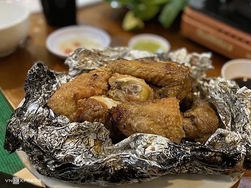 Gà nướng tiêu xanh - món ngon Sa Pa