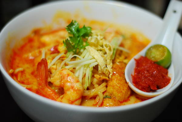 Laksa món ăn Đông Nam Á của Malaysia Singapore