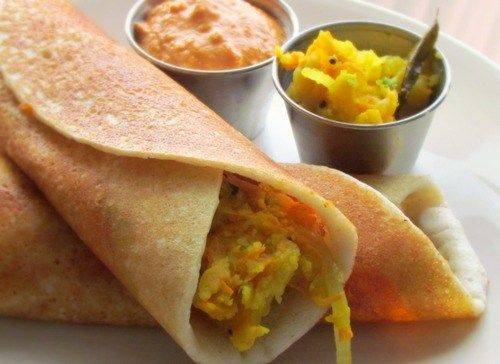 Món dosa món ăn Đông Nam Á của Malaysia