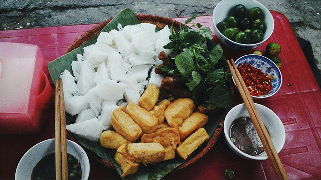 Bún đậu mắm tôm Nghĩa Tân