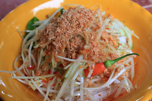 Bún nhâm Hà Tiên - món bún miền Tây chấm nước cốt dừa