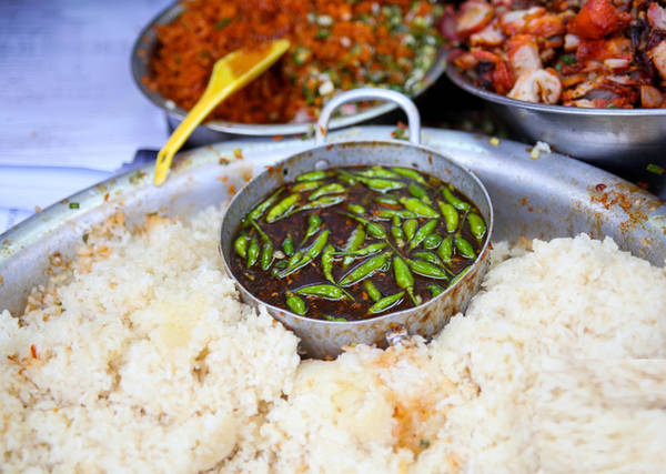 Xôi gà thập cẩm ngon tại quán ăn Sài Gòn