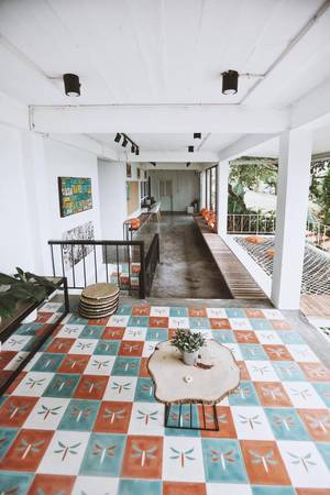 Khu vực sinh hoạt chung 88 Hilltop Hostel Phú Quốc