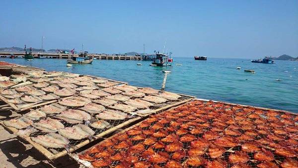 Đặc sản Nam Du khô cá làm quà