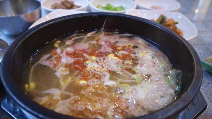 Kongnamul gukbap canh giá đỗ món ăn Hàn Quốc