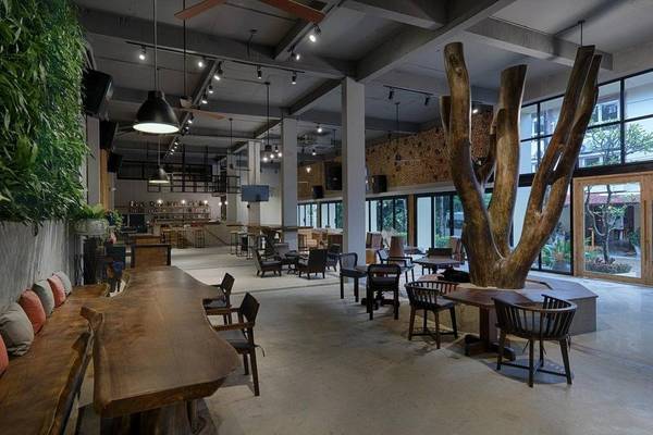 Khu vực lễ tân 9 Station Hostel Phú Quốc