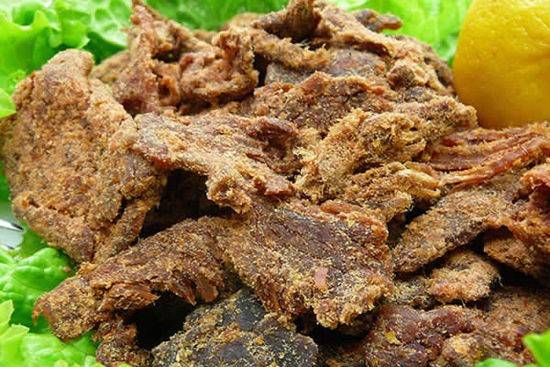 Thịt bò rừng khô siêu sạch của ẩm thực Tây Tạng