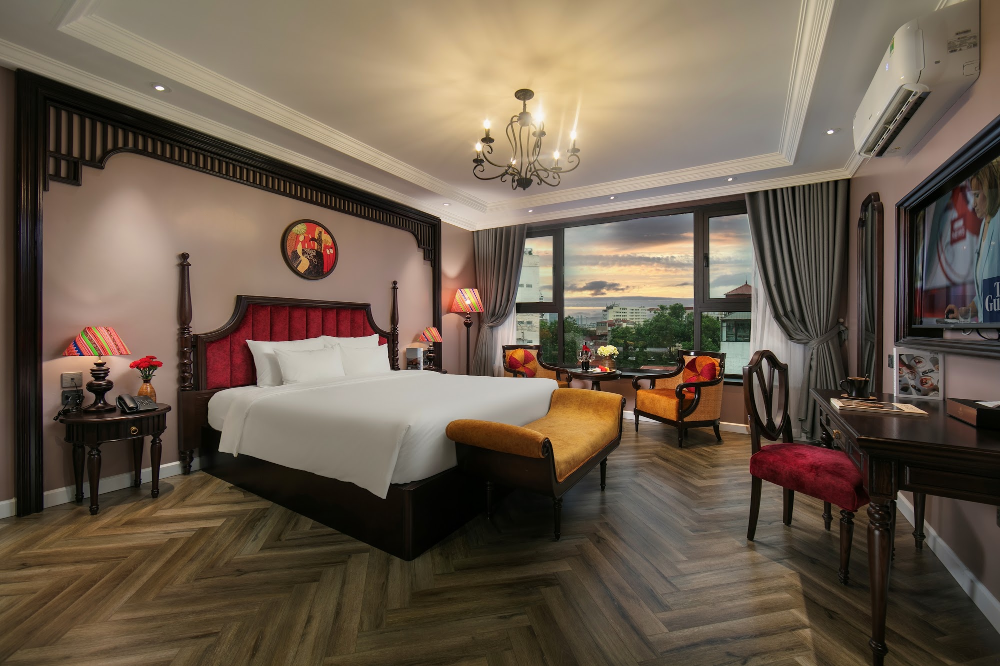 Khu sảnh tiếp khách tại Acoustic Hotel & Spa Hà Nội