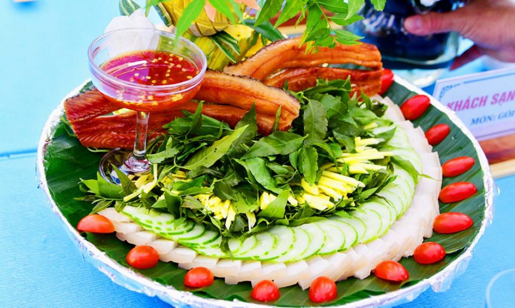 Gỏi sầu đâu món ngon ẩm thực An Giang