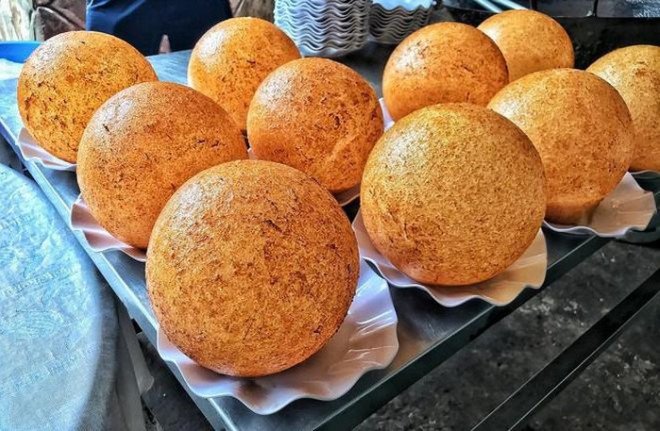 Xôi phồng Chợ Mới đặc sản ẩm thực An Giang