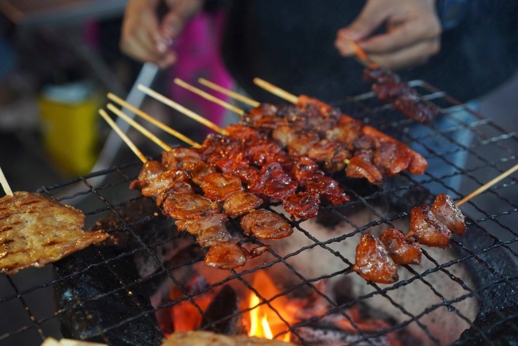 Thịt bò nướng Sach ko jakak ẩm thực Campuchia