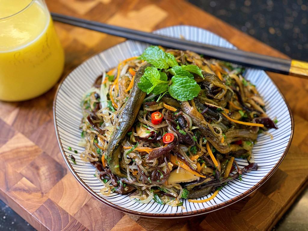 Miến xào lươn Hà Nội