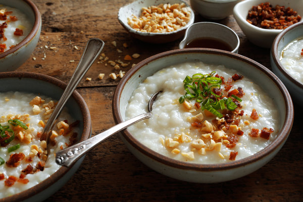 Jook cháo gạo truyền thống ẩm thực Hàn Quốc