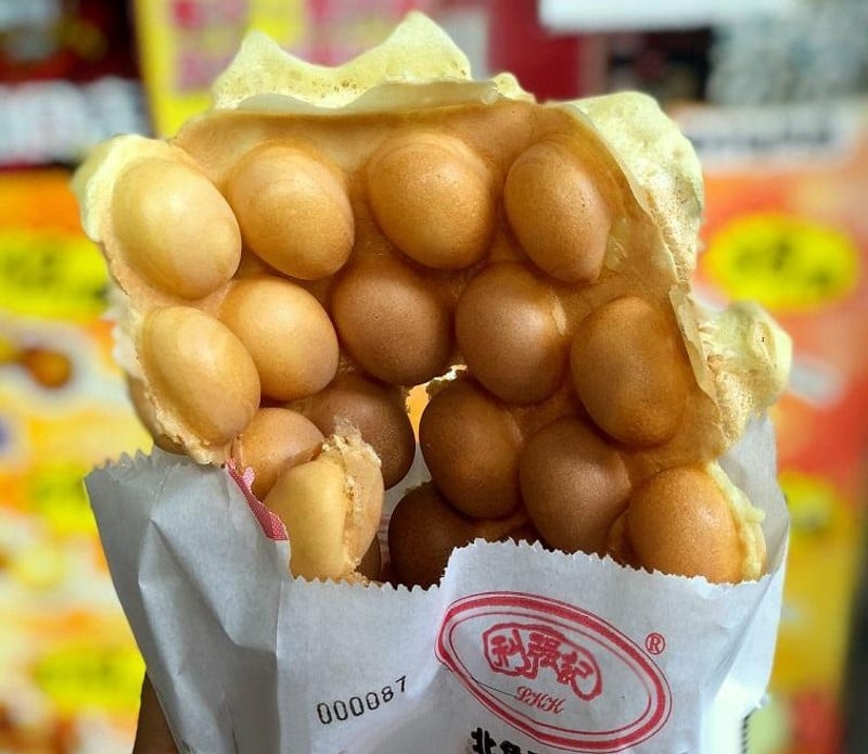 Bánh trứng gà non ẩm thực Hong Kong