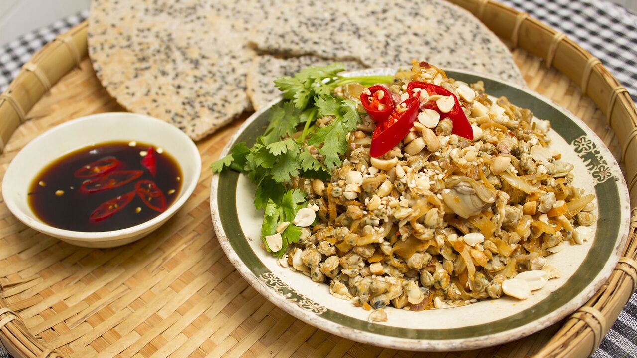 Bánh đa xúc hến ẩm thực Nghệ An