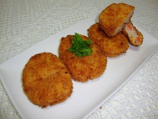 Chicken Korokke - món ăn Nhật Bản bánh khoai tây thịt gà