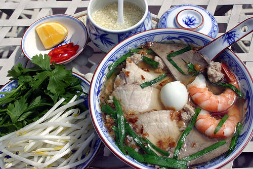 Hủ tiếu Sài Gòn hấp dẫn trong ẩm thực Sài Gòn ngày mưa