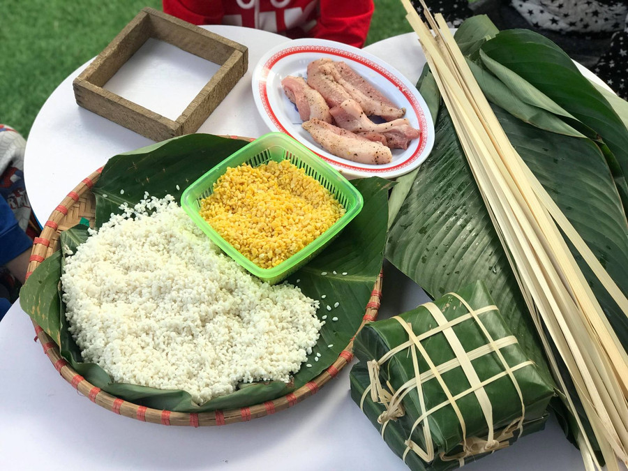 Bánh chưng xanh ngày Tết cổ truyền