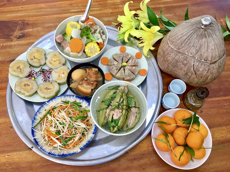 Mâm cơm Tết miền Tây