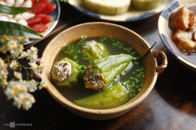 Canh khổ qua nhồi thịt