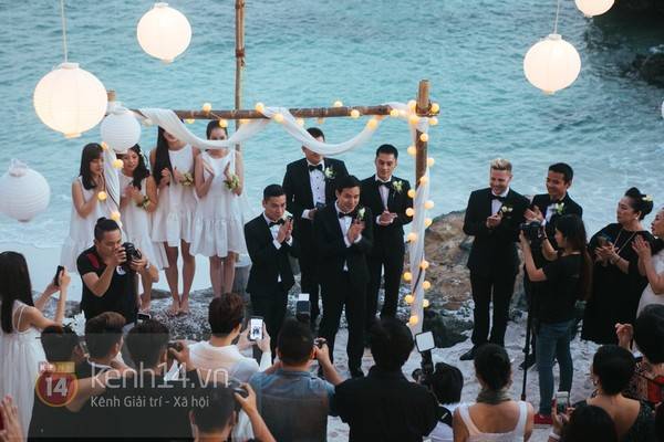 Không gian tiệc cưới ngoài trời lãng mạn tại Amiana Resort Nha Trang