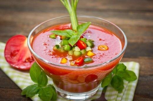 Súp lạnh Gazpacho độc đáo của Tây Ban Nha