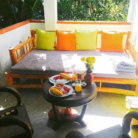 Góc thư giãn tại homestay Hội An