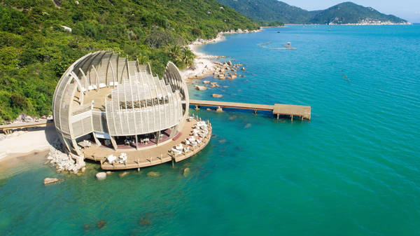 Thiết kế độc đáo của nhà hàng Sen tại An Lâm Retreat Thiết kế độc đáo của nhà hàng Sen tại An Lâm Retreat